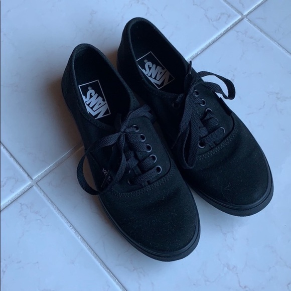 Shoes - Black low pro vans. NEVER WORN